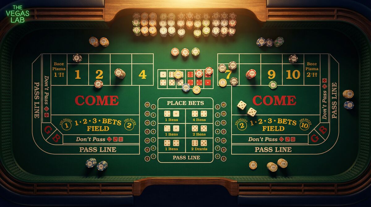 Craps Table Layout Explained: Where to Stand and Bet